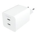 mophie essentials 409911854 chargeur d'appareils mobiles Universel Blanc Secteur Charge rapide Intérieure