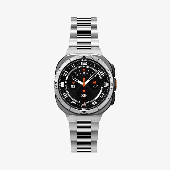 Spigen Bezel Tune Couverture Argent Acier inoxydable