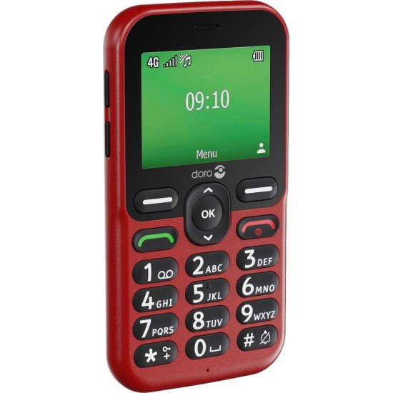 Doro Leva E10 6,1 cm (2.4") 118,9 g Rouge Téléphone pour seniors