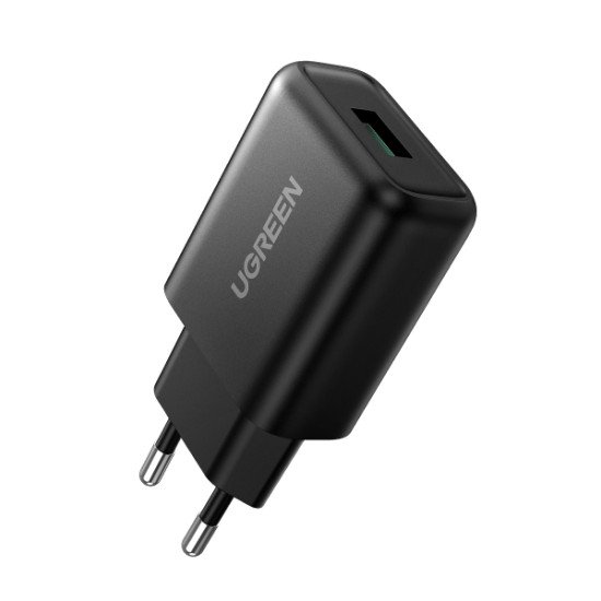 Ugreen 70273 chargeur d'appareils mobiles Smartphone Noir USB Charge rapide Intérieure