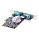 StarTech.com Carte Série PCI Express à 2 Ports - Adaptateur/Carte PCIe à 2 Ports vers RS232/RS422/RS485 (DB9), Support Bas-Profil Inclus, UART 16C1050, Windows/Linux, Conformité TAA - Protection ESD de niveau 4