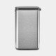 Brabantia Bo Waste Bin 7 L Rectangulaire Acier Noir, Acier Brabantia Bo Waste Bin 7 L Rectangulaire Acier Noir, Acier