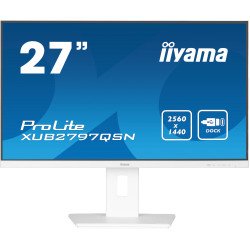 iiyama G-MASTER XUB2797QSN-W2 écran PC 68,6 cm (27") 2560 x 1440 pixels 4K Ultra HD LED Blanc