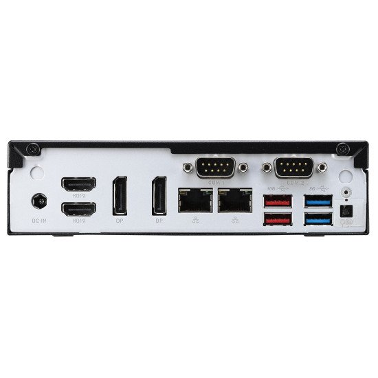 Shuttle Slim PC DH670V2 , S1700, 2x HDMI, 2x DP , 2x 2.5G LAN, 2x COM, 8x USB, 1x 2.5", 2x M.2, fonctionnement permanent 24/7, attaches VESA