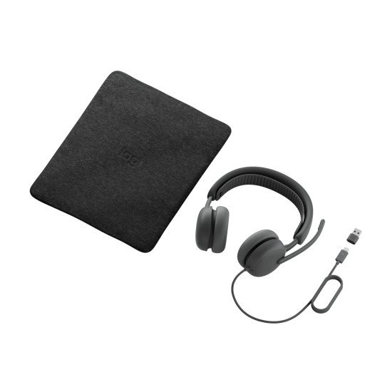 Logitech 981-001618 casque Avec fil Arceau Appels/Musique USB Type-C / USB Type-A Graphite