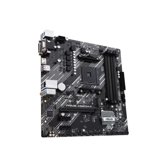 ASUS PRIME A520M-A II/CSM AMD A520 Emplacement AM4 micro ATX ASUS PRIME A520M-A II/CSM AMD A520 Emplacement AM4 micro ATX