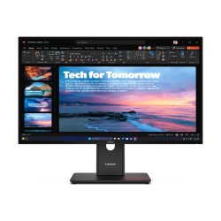 Lenovo ThinkVision T27QD-40 LED display 68,6 cm (27") 2560 x 1440 pixels Wide Quad HD Noir Lenovo ThinkVision T27QD-40 LED display 68,6 cm (27") 2560 x 1440 pixels Wide Quad HD Noir