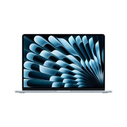 Apple MacBook Air Apple M M5 Ordinateur portable 38,9 cm (15.3") 16 Go 512 Go SSD Wi-Fi 7 (802.11be) macOS Tahoe Bleu