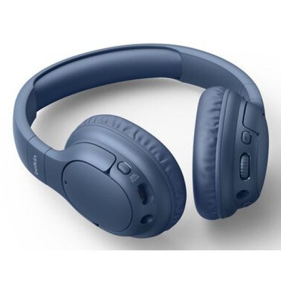 Belkin SoundForm Play ANC Casque Avec fil &sans fil Arceau Musique Bluetooth Bleu