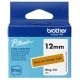 Brother BTAG-T31 – Ruban adhésif noir sur orange, 12 mm de large, non laminé Brother BTAG-T31 – Ruban adhésif noir sur orange, 12 mm de large, non laminé