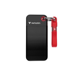Verbatim Pocket SSD 1 To USB Type-C 3.2 Gen 2 (3.1 Gen 2) Noir, Rouge Verbatim Pocket SSD 1 To USB Type-C 3.2 Gen 2 (3.1 Gen 2) Noir, Rouge