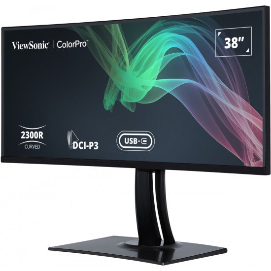 Viewsonic VP3881A écran PC 96,5 cm (38") 3840 x 1600 pixels Quad HD+ LED Noir
