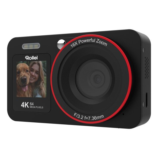 Rollei Compactline 12030 compact camera 1/3.2" Appareil-photo compact 64 MP 9248 x 6936 pixels Noir