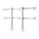 StarTech.com 6-MONITOR-ARM-A support d'écran plat pour bureau 81,3 cm (32") Blanc StarTech.com 6-MONITOR-ARM-A support d'écran plat pour bureau 81,3 cm (32") Blanc