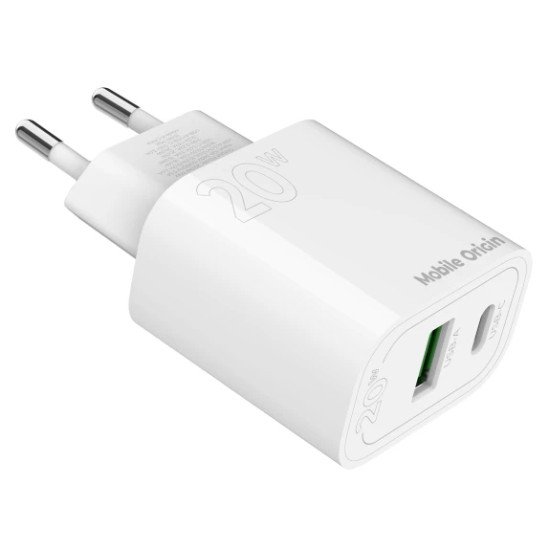 Mobile Origin MO12 Universel Blanc Secteur Charge rapide Intérieure