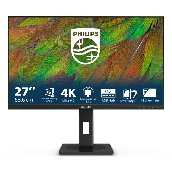Philips 3000 series 27B1N3800/00 LED display 68,6 cm (27") 3840 x 2160 pixels 4K Ultra HD LCD Noir Philips 3000 series 27B1N3800/00 LED display 68,6 cm (27") 3840 x 2160 pixels 4K Ultra HD LCD Noir
