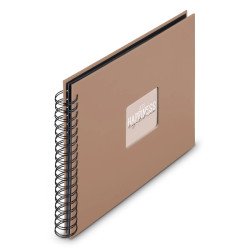 Hama 00009852 album photo et protège-page Marron 100 feuilles Reliure spiralée