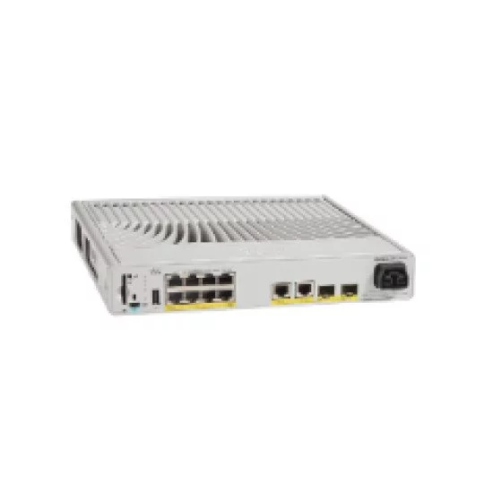 Cisco C9200CX-8P-2XGH-A commutateur réseau Géré Gigabit Ethernet (10/100/1000) Connexion Ethernet POE Cisco C9200CX-8P-2XGH-A commutateur réseau Géré Gigabit Ethernet (10/100/1000) Connexion Ethernet POE