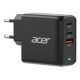 Acer ZL.ADTCC.00J chargeur d'appareils mobiles Universel Noir Secteur Charge rapide Intérieure