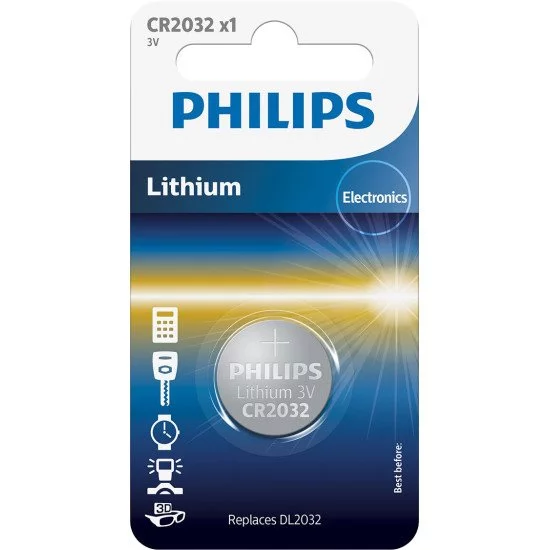 Philips Minicells Batterie CR2032/01B Philips Minicells Batterie CR2032/01B