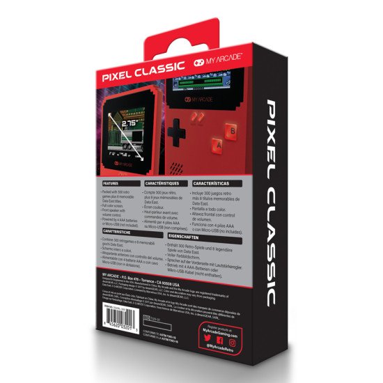 dreamGEAR PIXEL CLASSIC Rouge Manette de jeu Numérique