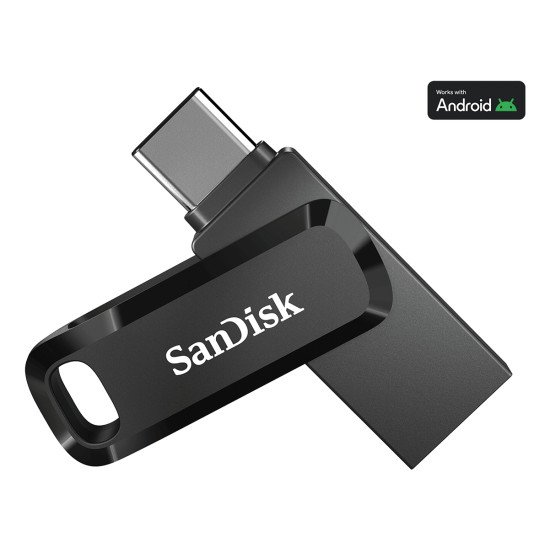 SanDisk Ultra Dual Drive Go lecteur USB flash 2 To USB Type-A / USB Type-C 3.2 Gen 1 (3.1 Gen 1) Noir