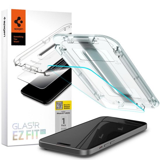 Spigen Glas.tR EZ Fit HD Protection d'écran transparent Apple 1 pièce(s)