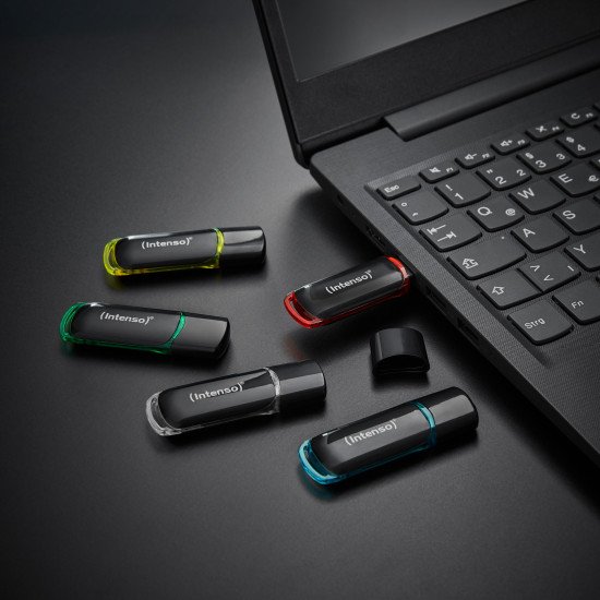Intenso 3511575 lecteur USB flash 16 Go USB Type-A 2.0 Noir, Rouge, Vert, Transparent, Jaune, Bleu