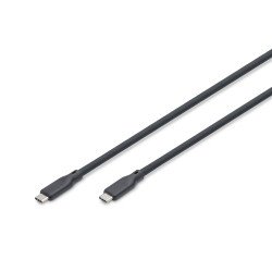 Digitus Câble USB en silicone, USB 10Gbps, 0,5m, noir Digitus Câble USB en silicone, USB 10Gbps, 0,5m, noir