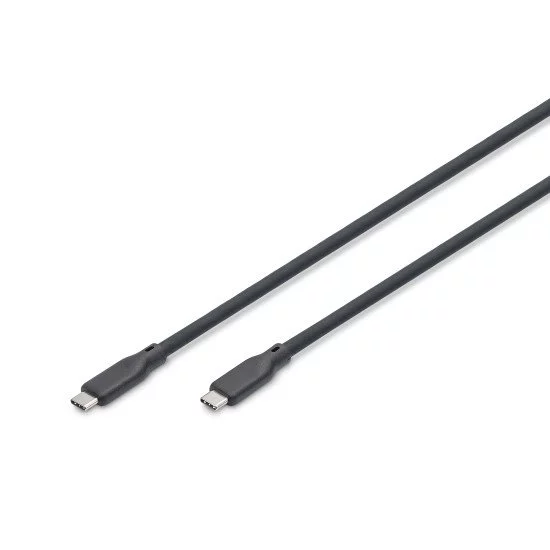 Digitus Câble USB en silicone, USB 40Gbps, 0,5m, noir Digitus Câble USB en silicone, USB 40Gbps, 0,5m, noir