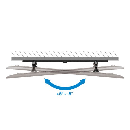 Manhattan Support mural avec extension pour TV/moniteurs (inclinable antivol), écrans 37" à 100", Compatibilité VESA : de 200x200 à 800x400 mm (vérifiez les dimensions des quatre trous de fixation à l'arrière), charge max. 75 kg