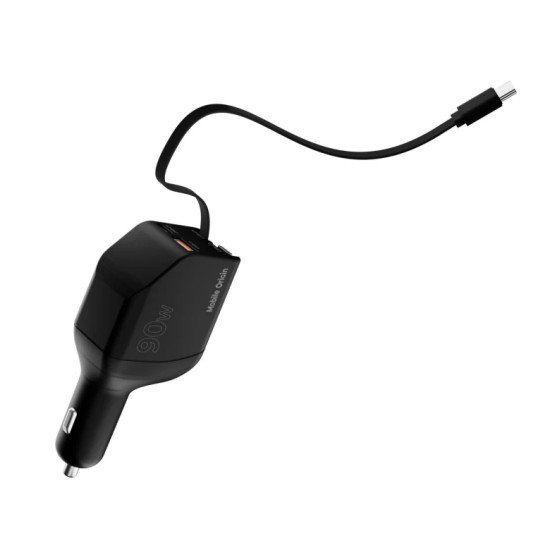 Mobile Origin MO-90CCH-CA22 chargeur d'appareils mobiles Universel Noir Allume-cigare Charge rapide Auto