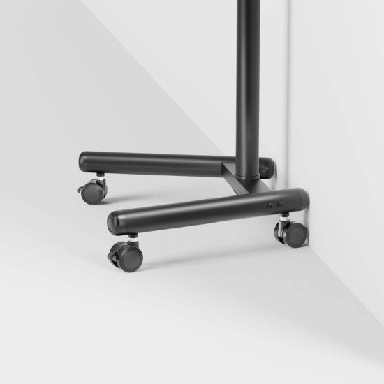 Manhattan Chariot pour TV/moniteurs, écrans 13"–42", Compatibilité VESA : de 75x75 à 200x200 mm (vérifiez les dimensions des quatre trous de fixation à l'arrière), charge max. 20 kg, 6 hauteurs, support