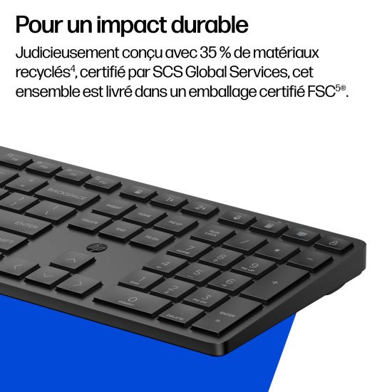 HP Ensemble clavier et souris hybride multi-appareils 495C