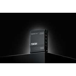 Teltonika TSW304 commutateur réseau Gigabit Ethernet (10/100/1000) Connexion Ethernet POE Noir Teltonika TSW304 commutateur réseau Gigabit Ethernet (10/100/1000) Connexion Ethernet POE Noir