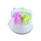 Turtle Beach Kone XP Air - Souris gaming RGB ergonomique, personnalisable et sans fil, Bluetooth, capteur optique 19 000 DPI, autonomie de batterie de 100 heures, station de charge, 29 entrées programmables, éclairage AIMO RGB, molette 4D Blanc