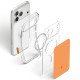 Spigen Ultra Hybrid T (MagFit) coque de protection pour téléphones portables 16 cm (6.3") Housse Transparent, Orange