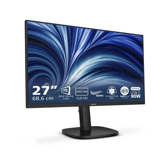 Philips 3000 series 24B2U3301/00 écran PC 60,5 cm (23.8") 1920 x 1080 pixels Full HD LCD Noir Philips 3000 series 24B2U3301/00 écran PC 60,5 cm (23.8") 1920 x 1080 pixels Full HD LCD Noir