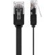 Goobay 95387 câble de réseau Noir 5 m Cat6 U/UTP (UTP) Plat