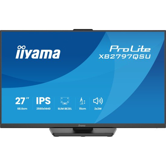 iiyama ProLite XB2797QSU-B1 écran PC 68,6 cm (27") 2560 x 1440 pixels Quad HD LED Noir
