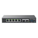 Grandstream Networks GCC6010 commutateur réseau Gigabit Ethernet (10/100/1000) Connexion Ethernet POE Noir, Argent Grandstream Networks GCC6010 commutateur réseau Gigabit Ethernet (10/100/1000) Connexion Ethernet POE Noir, Argent