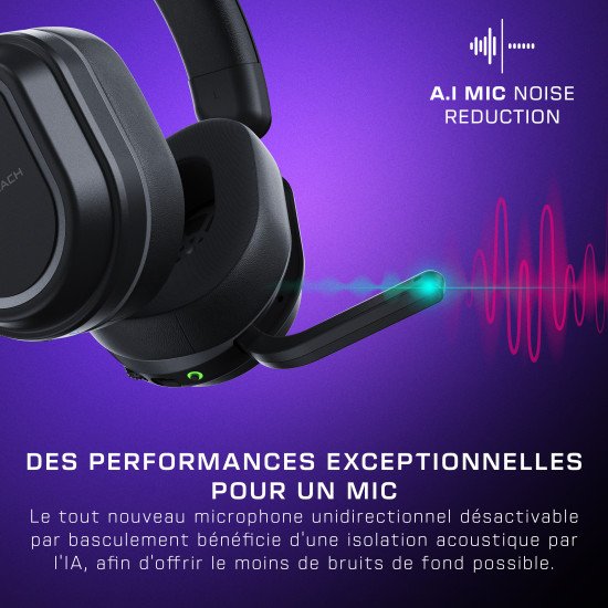Turtle Beach Casque gaming amplifié multiplateforme sans fil Stealth 700 pour Xbox Series X|S, Xbox One, PC et mobile - Haut-parleurs 60 mm, microphone avec isolation acoustique par l'IA, Bluetooth. Batterie 80 heures – Cobalt Turtle Beach Casque gaming amplifié multiplateforme sans fil Stealth 700 pour Xbox Series X|S, Xbox One, PC et mobile - Haut-parleurs 60 mm, microphone avec isolation acoustique par l'IA, Bluetooth. Batterie 80 heures – Cobalt