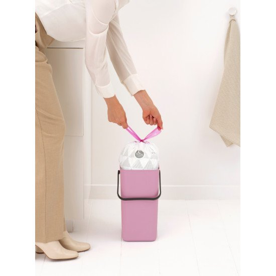 Brabantia Sort & Go 12 L Rectangulaire Plastique recyclé Rose