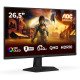 AOC G4 Q27G41ZDF écran PC 67,3 cm (26.5") 2560 x 1440 pixels Quad HD QD-OLED Noir, Rouge