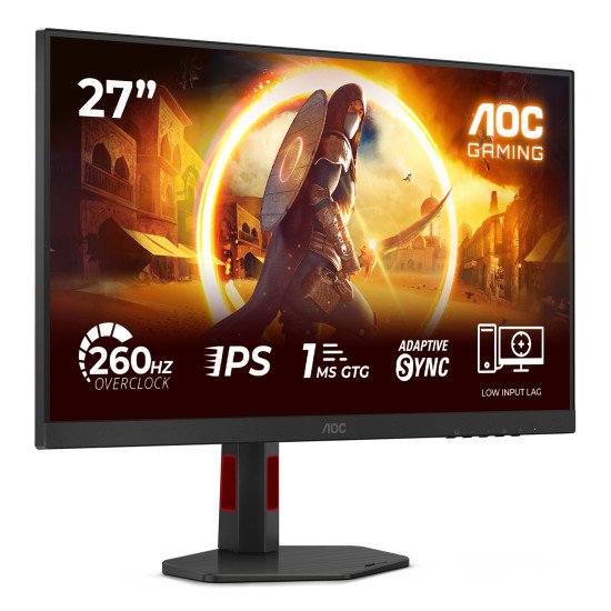 AOC G4 27G4ZR écran PC 68,6 cm (27") 1920 x 1080 pixels Full HD LED Noir, Rouge