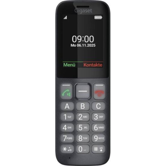 Gigaset Comfort 600 SIM 6,1 cm (2.4") 118 g Noir, Gris