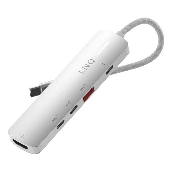 LINQ byELEMENTS 5in1 Pro USB-C 10Gbps Multiport Hub with 4K HDMI LINQ byELEMENTS 5in1 Pro USB-C 10Gbps Multiport Hub with 4K HDMI