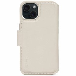 Decoded D24IPO15PLDW5CY coque de protection pour téléphones portables 17 cm (6.7") Étui avec portefeuille Beige