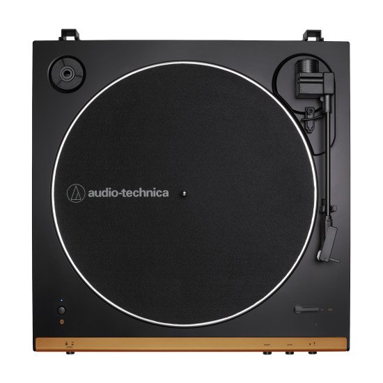 Audio-Technica AT-LP60xBTBZ Tourne-disque entraîné par courroie Noir, Marron Complètement automatique