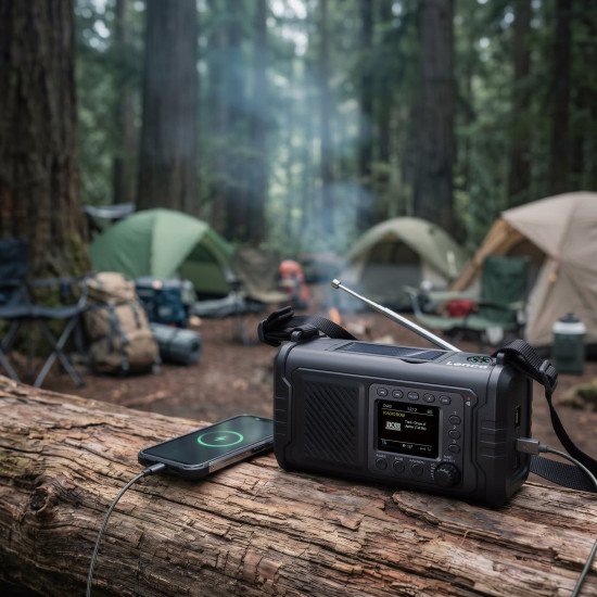 Lenco PDR-055BK Radio portable Noir